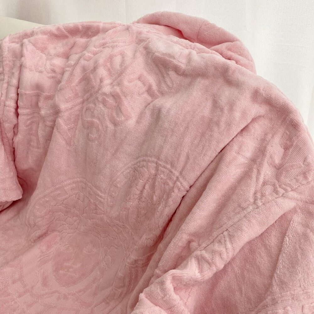 Versace Pink Long Bathrobe - Picture 6 of 7
